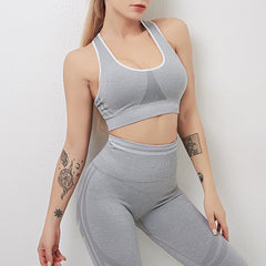 Shop Kincey's knitted yoga set for women. High-waist sports bra with yoga pants or shorts. Breathable, quick-dry, 4-way stretch activewear in 10+ colors.