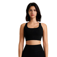Shop the Beauty Back Yoga Vest Bra at Kincey Store. Shockproof support, built-in fixed cup, and a stunning strappy back design. Available in 7 colors & sizes S-XL.