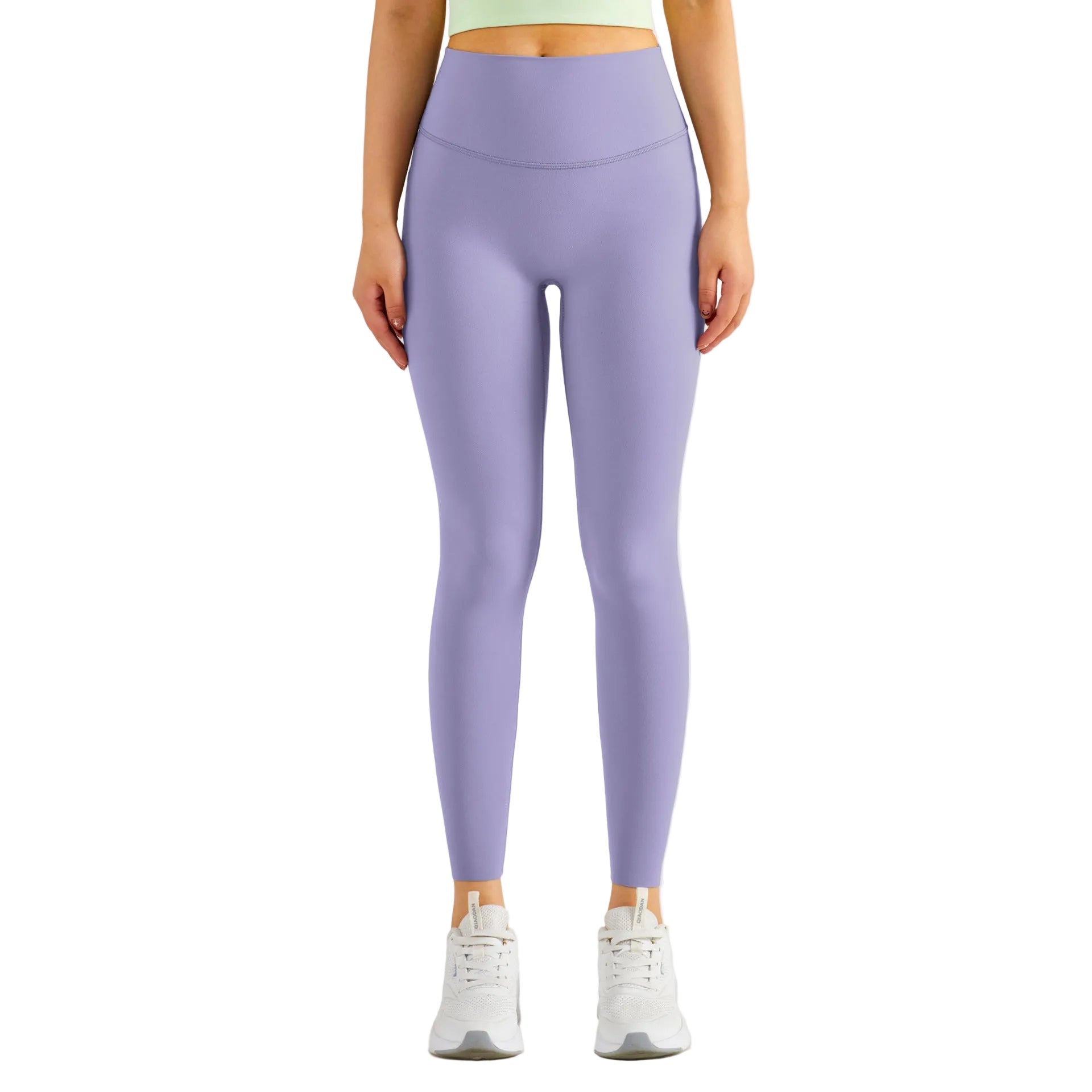 Premium nude Lycra high waist yoga pants with peach hip lifting design. Slimming compression, superior stretch, perfect for yoga and fitness training.