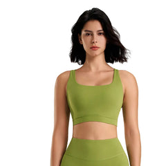 Shop the Beauty Back Yoga Vest Bra at Kincey Store. Shockproof support, built-in fixed cup, and a stunning strappy back design. Available in 7 colors & sizes S-XL.